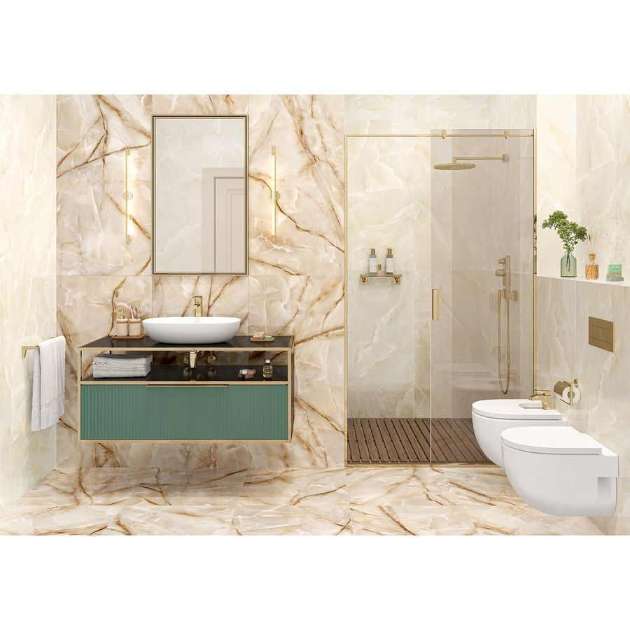 Керамогранит LCM Onyx Royal Latte 60X120 см 1,44 м², превью