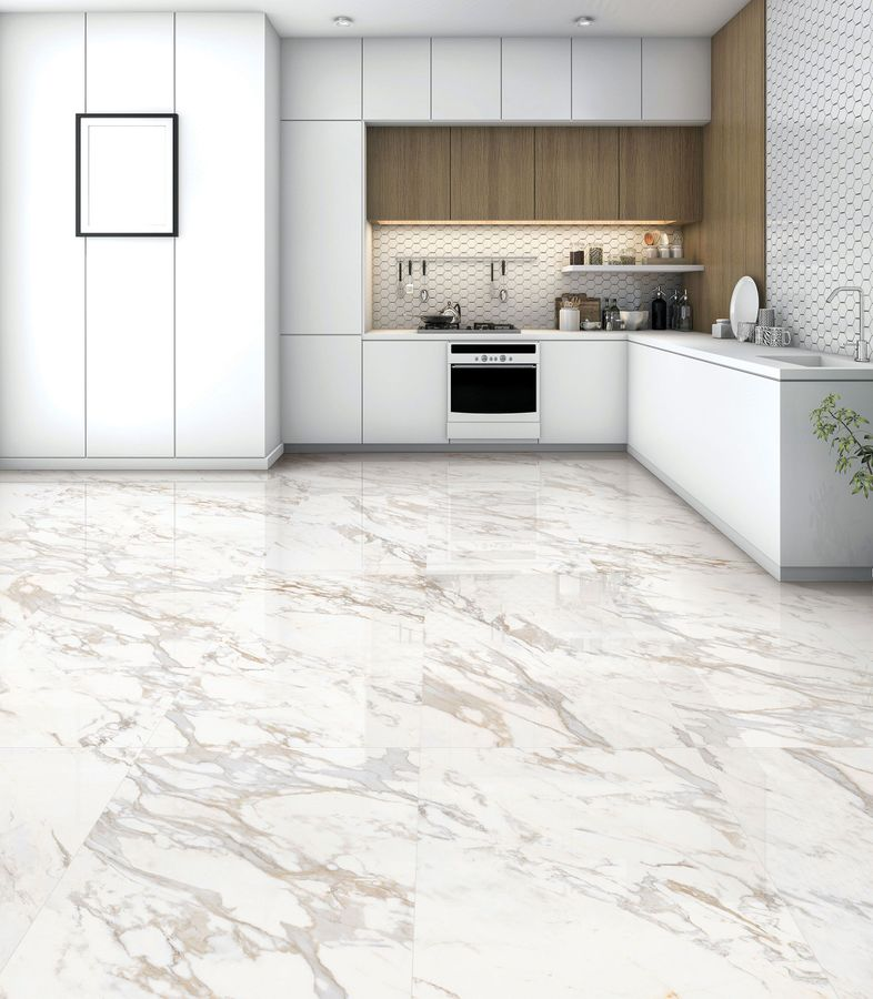 Керамогранит Laparet Calacatta Roma белый 60X60 см 1,44 м², предпросмотр
