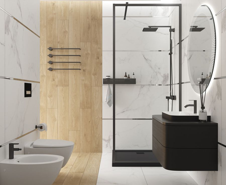 Керамогранит Laparet Calacatta Мат белый 60X120 см 1,44 м², предпросмотр