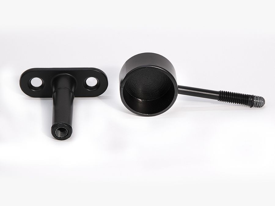 Крепление трубы Palladium jf-73 торцевое черное, превью