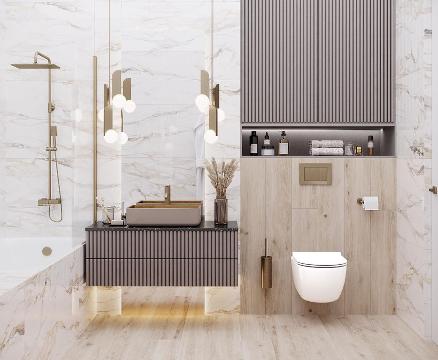 Керамогранит Laparet Statuario Porshe бежевый 60X120 см 1,44 м², превью