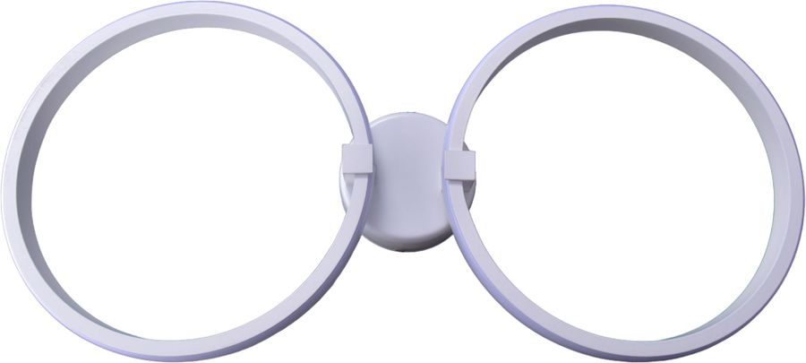 Люстра led 2x49w бел баритон пульт 3-6к, превью