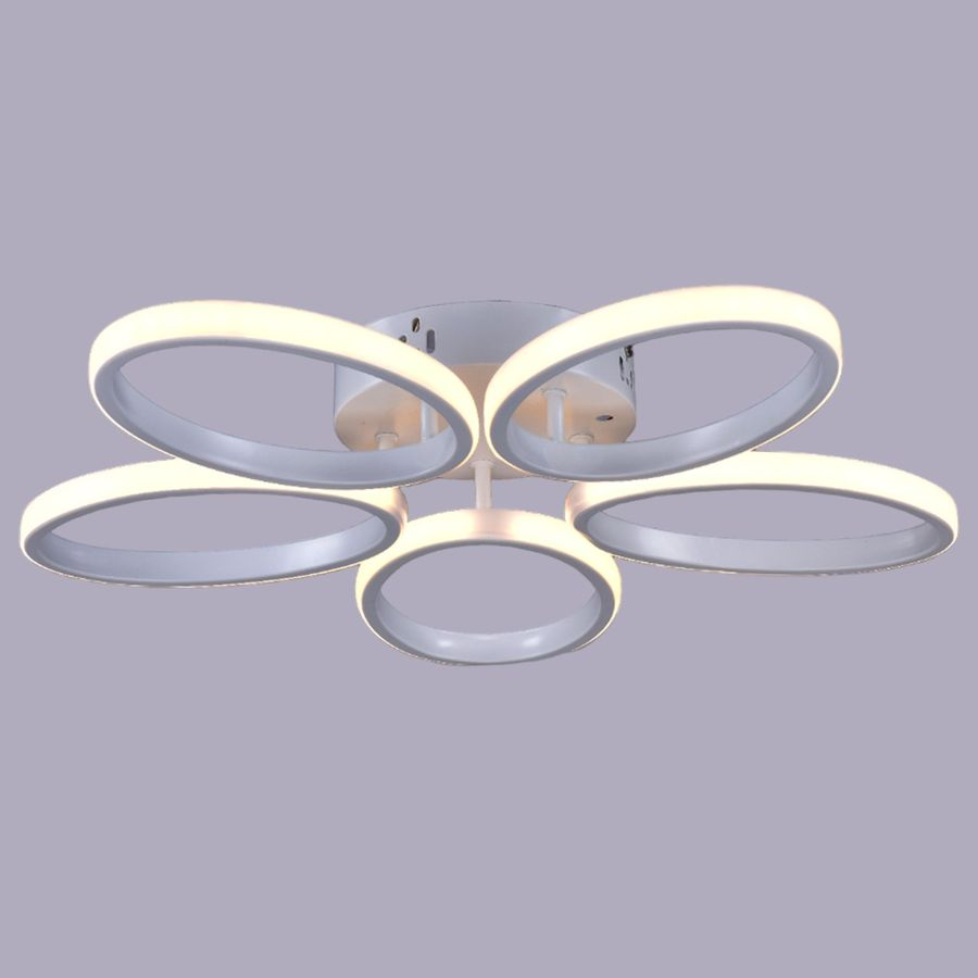 Люстра led 5x111w бел сопрано пульт 3-6к, предпросмотр