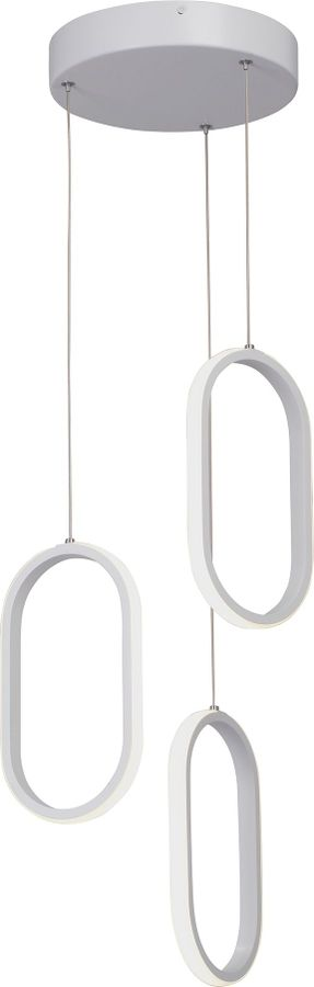 Светодиодная люстра LED Vitaluce V3776-0/3S белая 3ХLEDХ39ВТ, превью