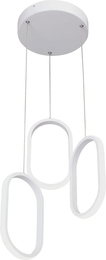Светодиодная люстра LED Vitaluce V3776-0/3S белая 3ХLEDХ39ВТ, предпросмотр