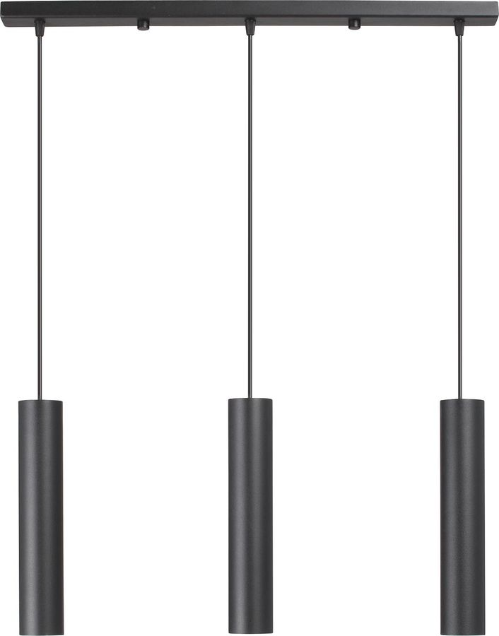 Подвесная люстра Vitaluce V4640-1/3S черная 3ХGU10Х35Вт, предпросмотр