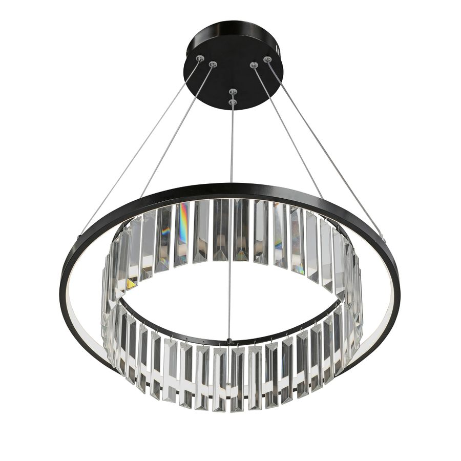 Люстра светодиодная V54010-1/1S, LED 31Вт 3900-4200К 2690лм 11м² черный, превью