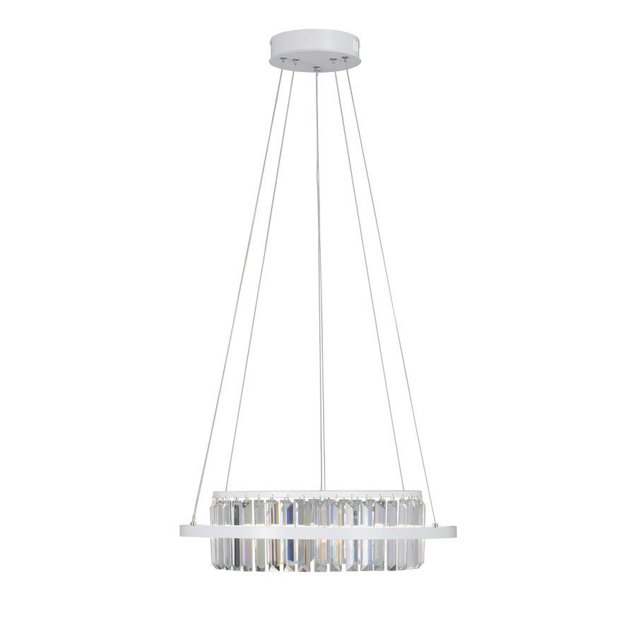 Люстра светодиодная V54010-0/1S, LED 31Вт 3900-4200К 2690лм 11м² белый, предпросмотр