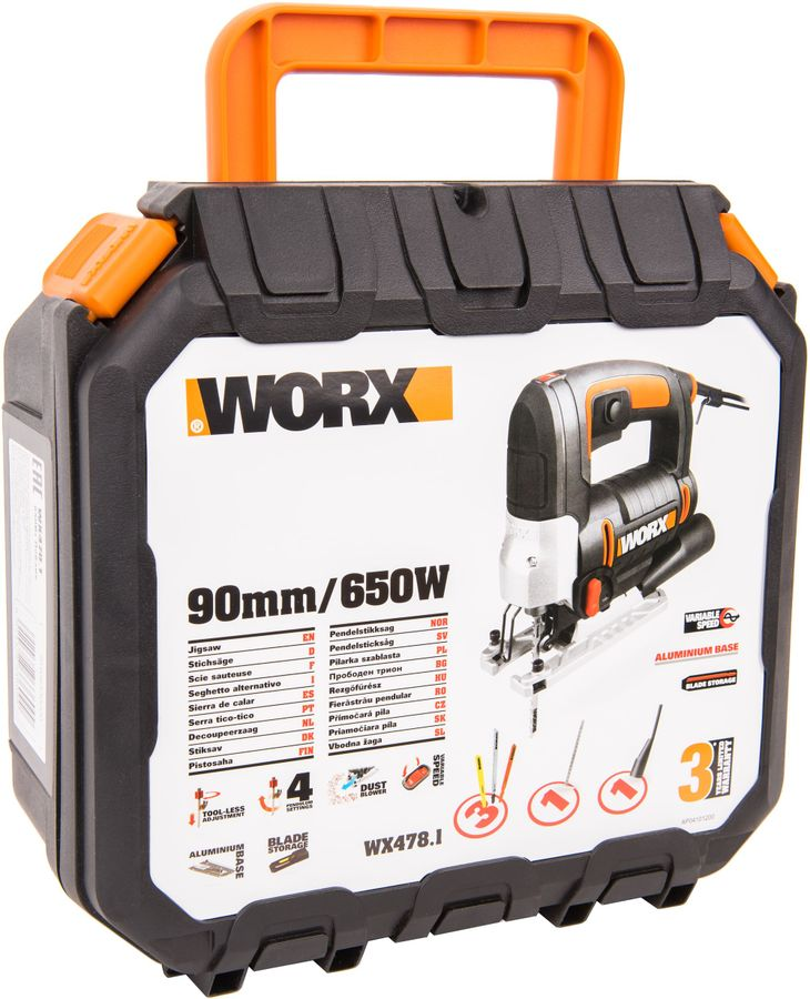 Электрический лобзик Worx WX478.1 650 Вт, предпросмотр