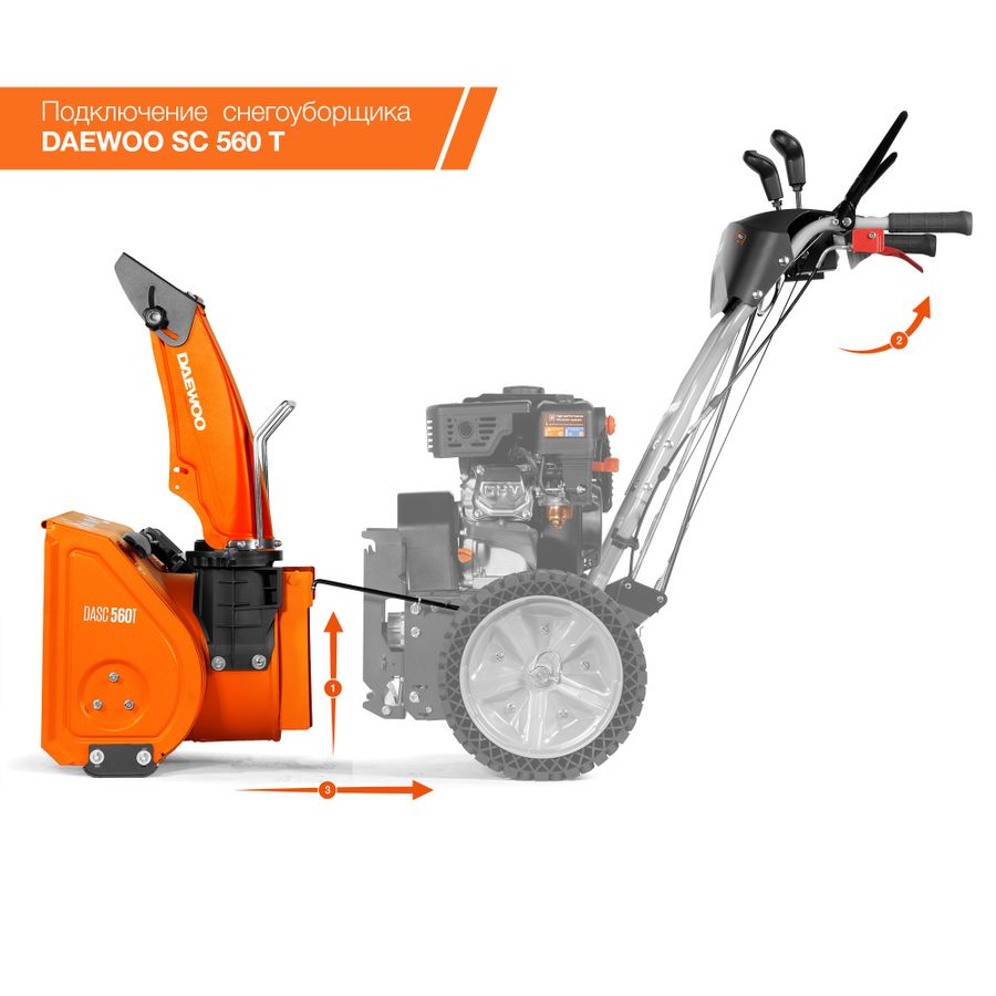 Подметальная бензиновая машина DAEWOO SC 7080, предпросмотр