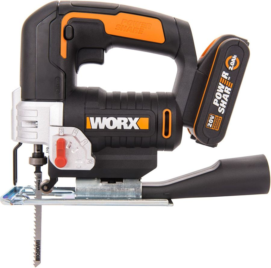 Аккумуляторный лобзик Worx WX543 20 В, превью
