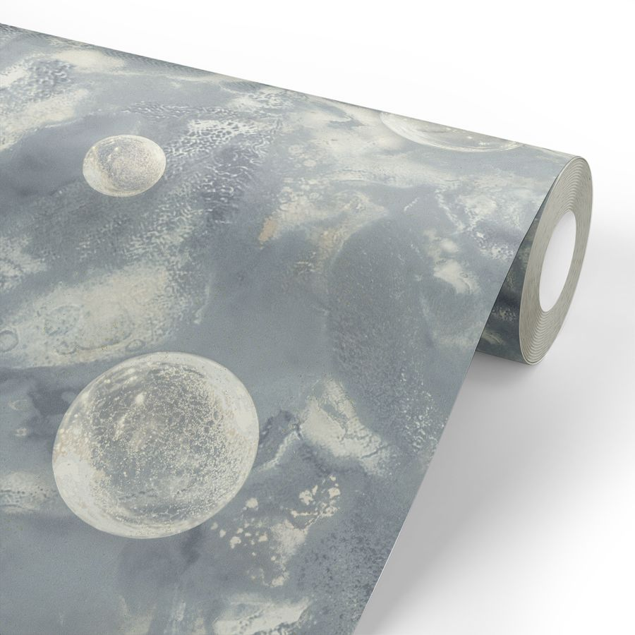 Обои Monte Solaro Universe Винил/флиз 9273-23 серый 1,06Х10,05м, предпросмотр