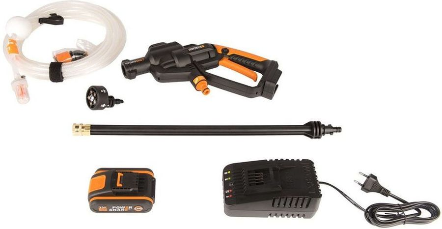Пистолет аккумуляторный WORX 24 бар 120 л/ч 4Ач, с акб и з/у, wg620e, превью