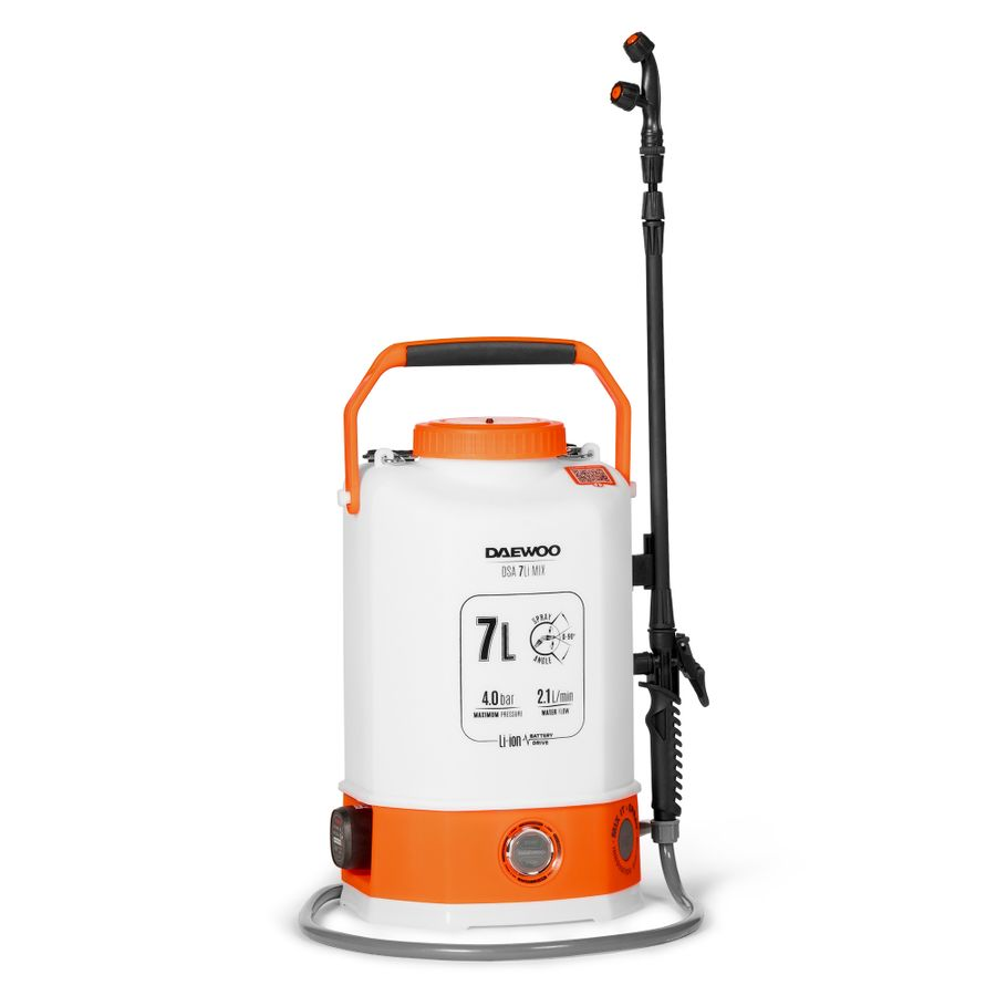 Опрыскиватель аккумуляторный DAEWOO DSA 7Li MIX, Li-Ion аккумулятор 16В, 3Ач,с зарядным устройством 1А, 7л, превью
