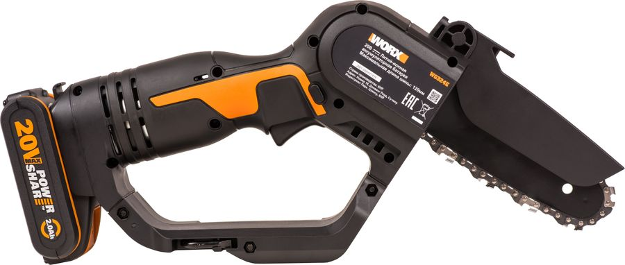 Пила аккумуляторная WORX WG324E 20В 2Ач х1 ЗУ 2А, предпросмотр