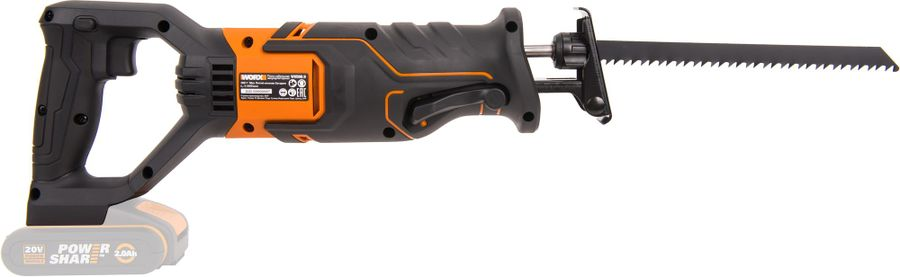 Сабельная пила аккумуляторная Worx WX500.9, превью