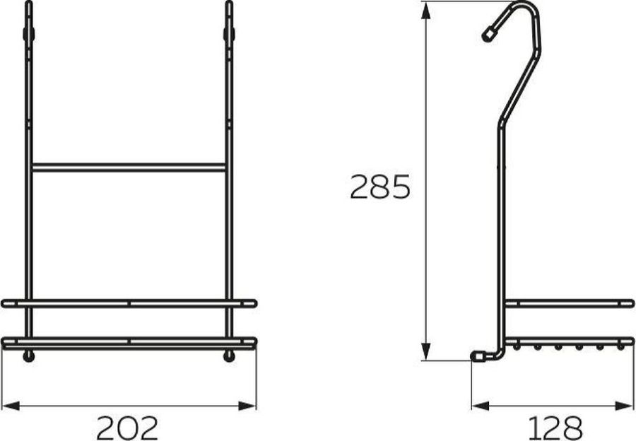 Полка универсальная Lemax хром 285x202x128 мм, превью