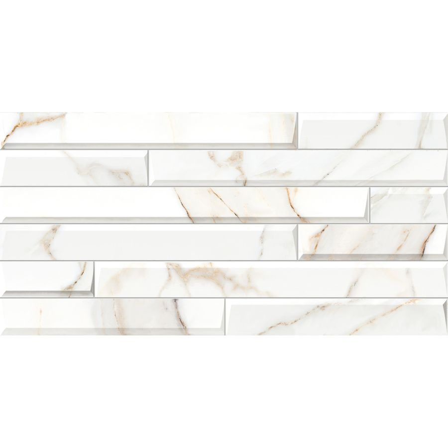 Плитка настенная Alma Ceramica Nevada Кирпичик 24,9X50 см 1,494 м2, предпросмотр