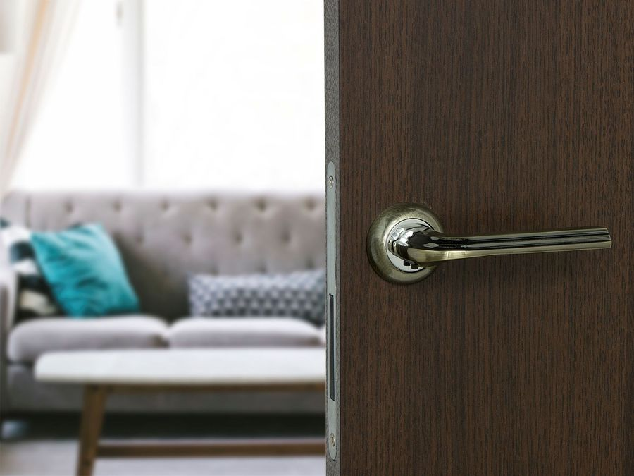 Дверная ручка для межкомнатной двери Palladium Leteza античная бронза, предпросмотр