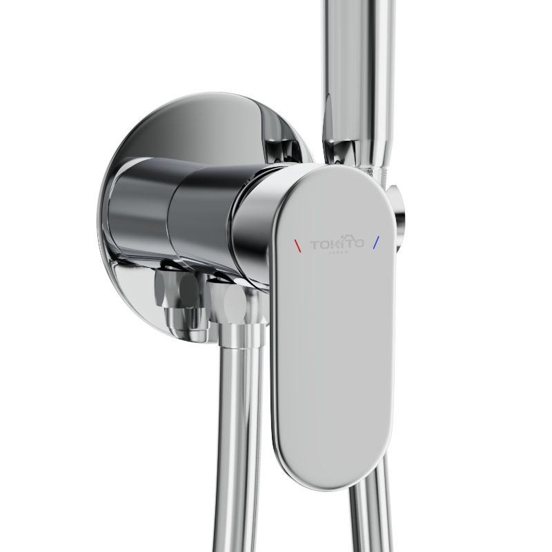 Cмеситель с гигиеническим душем встраиваемый TOKITO однорычажный, предпросмотр