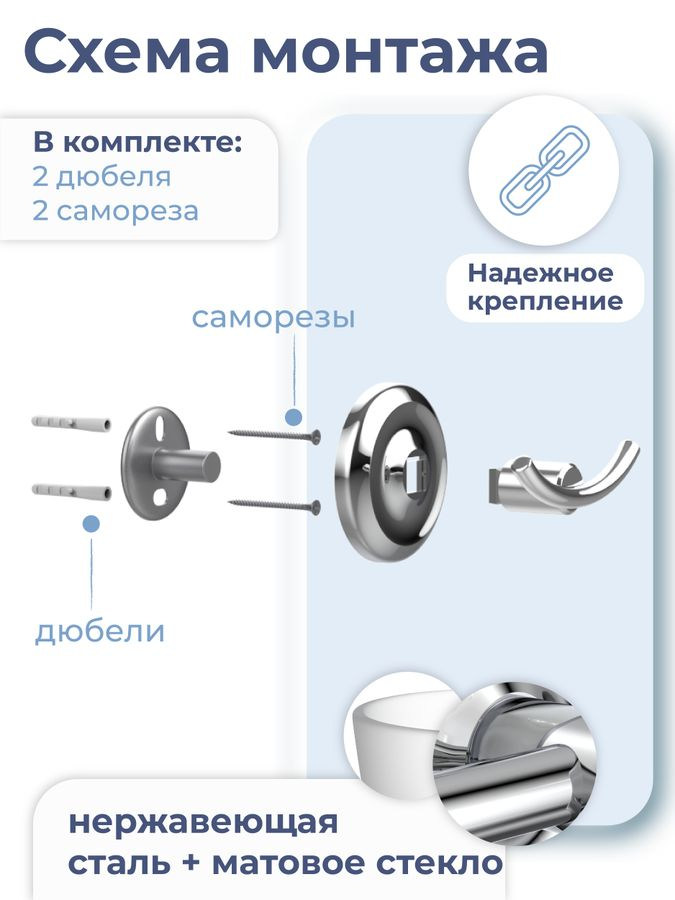 Ершик настенный Fora drop 32х11, превью