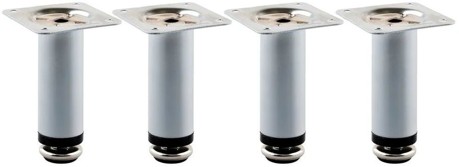 Опора мебельная регулируемая Lemax prof N0010-120 мм хром, предпросмотр