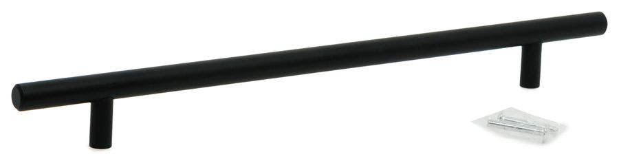Ручка-рейлинг 224 мм матовый черный KERRON R-3020-224 BL, превью