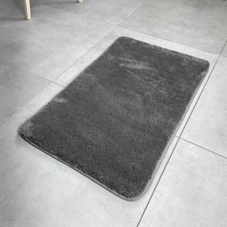 Коврик для ванной 50*80см, BATH BLISS темно-серый, предпросмотр