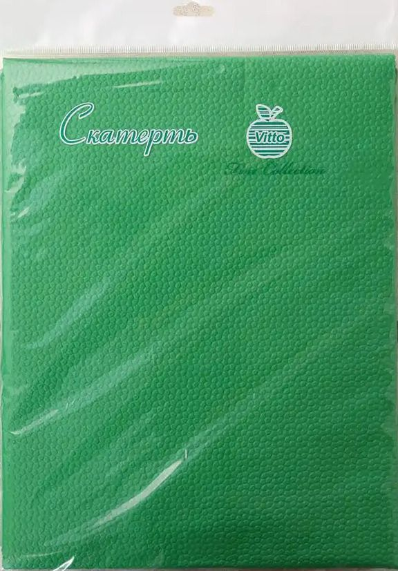 Скатерть VITTO 120*180 Бумажная  Зеленая, предпросмотр