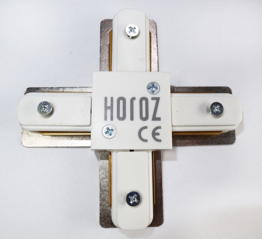 Соединитель шинопровода белый Х-образный однофазный X-Connector HRZ00000910, превью