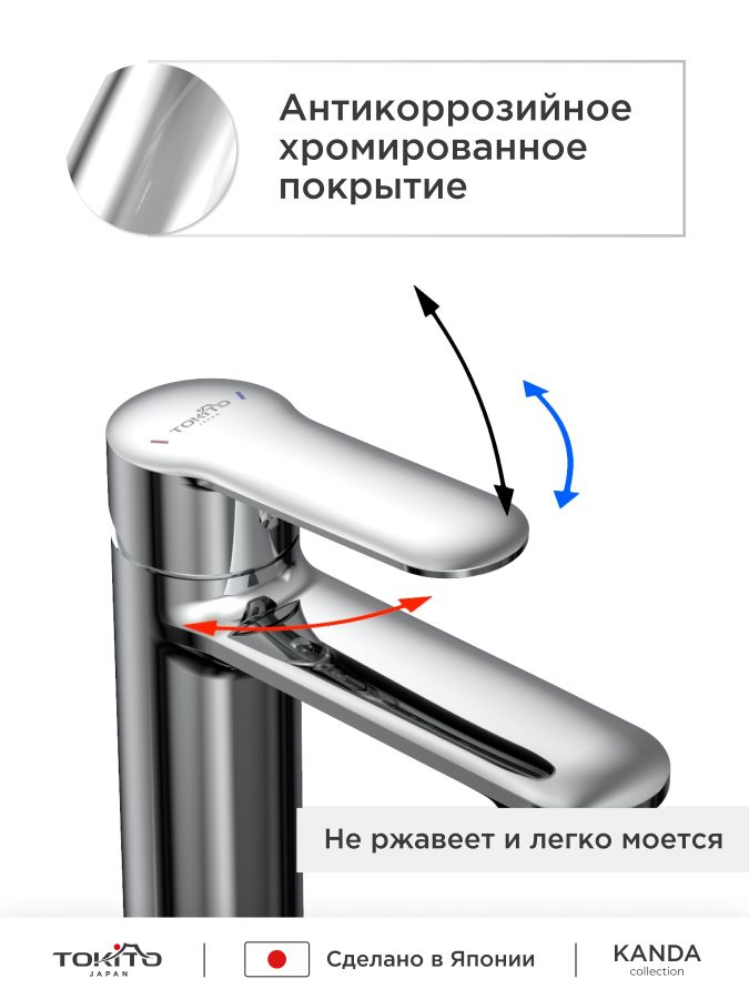 Смеситель для раковины TOKITO KANDA, превью