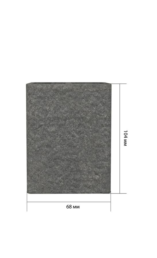 Стакан настольный STONE BLACK полирезин, превью