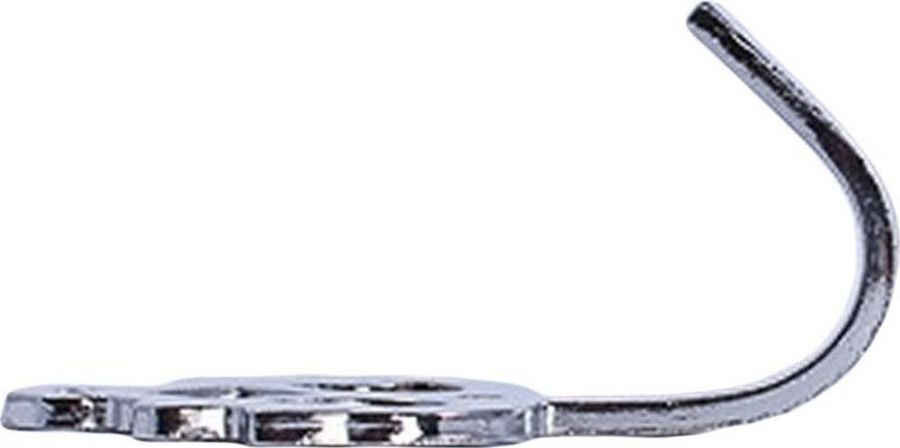 Крючок мебельный Larvij HK1809C Thistle одинарный хром, предпросмотр