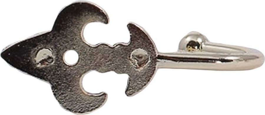 Крючок мебельный Larvij HK1808D Curtain Hook одинарный латунь, превью