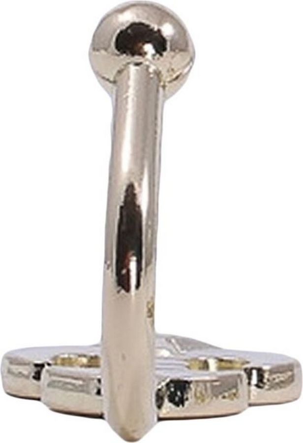Крючок мебельный Larvij HK1808D Curtain Hook одинарный латунь, превью