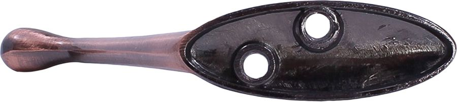 Крючок мебельный Larvij LK0401CU двойной медный, превью