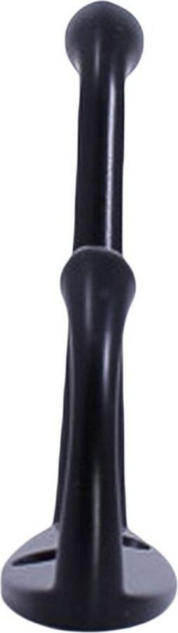 Крючок мебельный Larvij LK0401BL двойной черный, превью