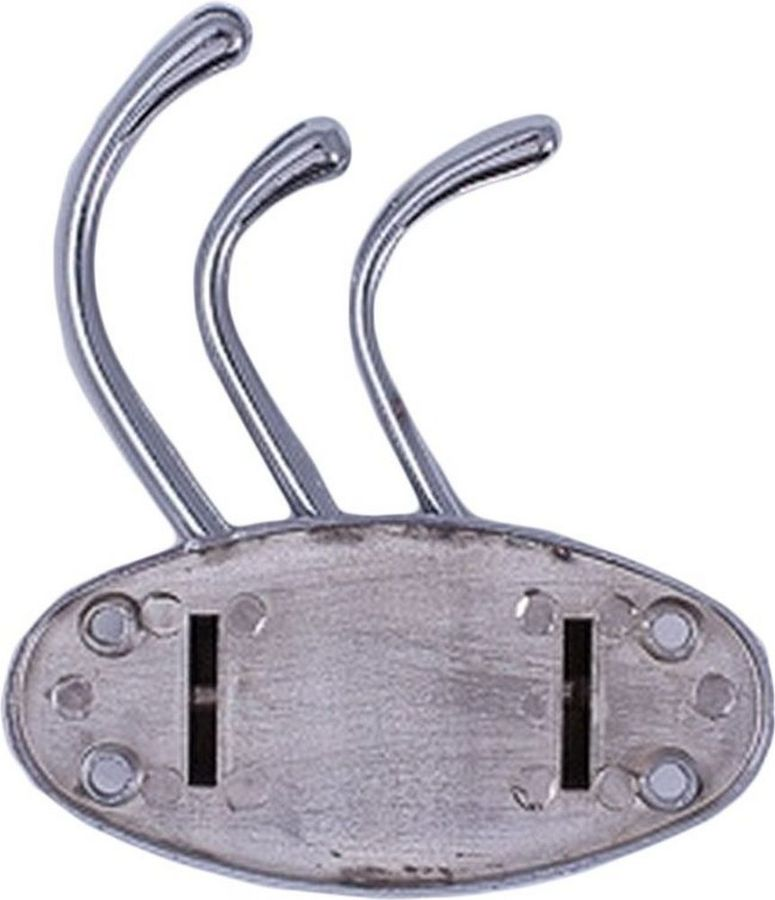 Крючок мебельный Larvij HK0903C Swivel тройной хром, предпросмотр
