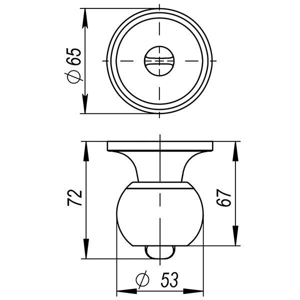 Ручка защелка AJAX DK682 BL-ET (кл/фик.) черный, предпросмотр