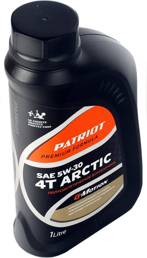 Масло для четырехтактных двигателей зимнее PATRIOT Arctic 5W-30, полусинтетическое , 1л, предпросмотр