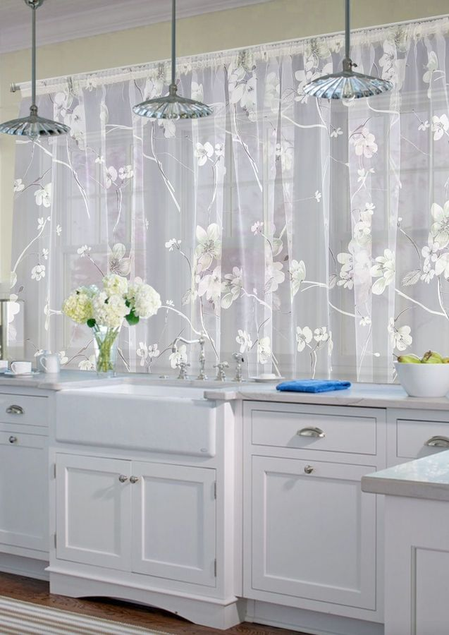 Штора на тесьме "Sakura - K" ширина 265 см высота 175 см., предпросмотр