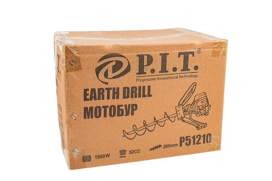 Мотобур бензиновый P.I.T. 2,4лс, P51210, превью