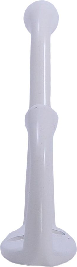 Крючок мебельный Larvij LK0401WH двойной белый, превью