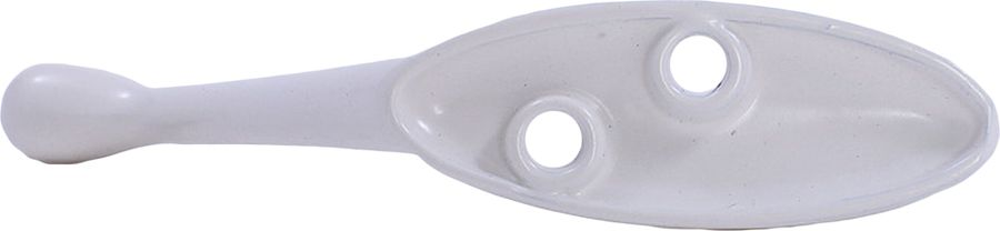 Крючок мебельный Larvij LK0401WH двойной белый, превью