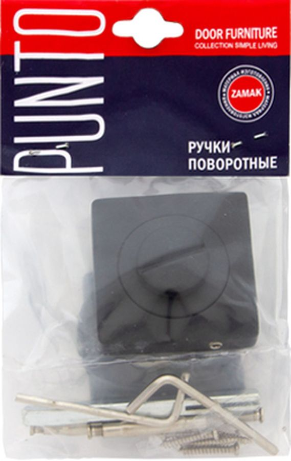 Завертка дверная PUNTO BK6 QL BL-24 черный, предпросмотр