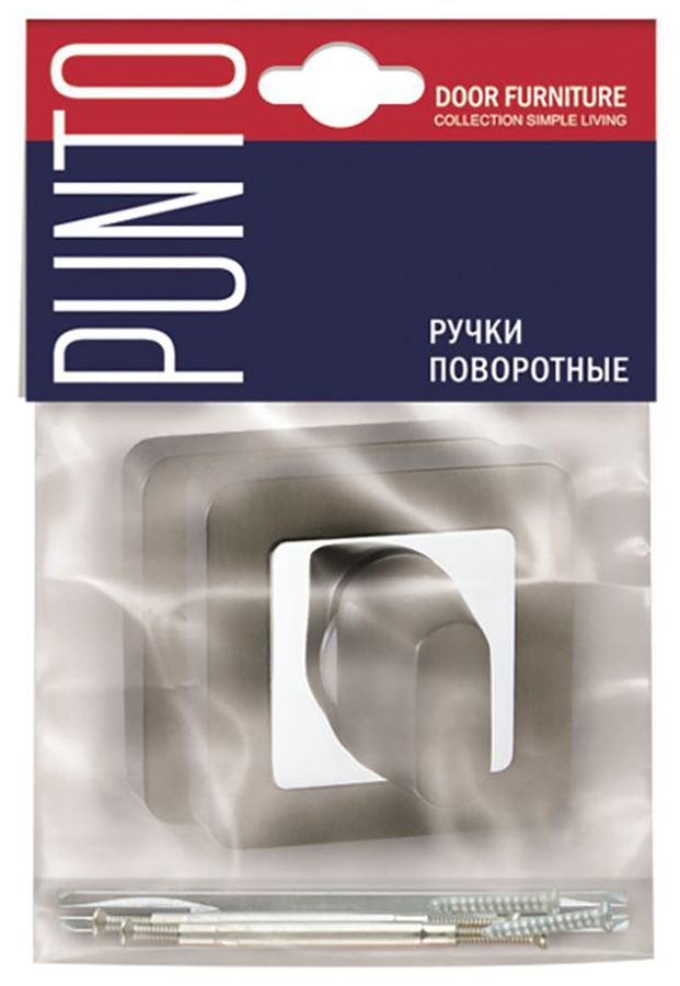 Дверная ручка для межкомнатной двери PUNTO QL графит, превью