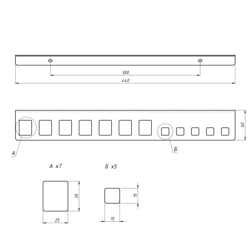 Держатель-органайзер для пассатижей REXANT плоскогубцев или клещей настенный черный, превью