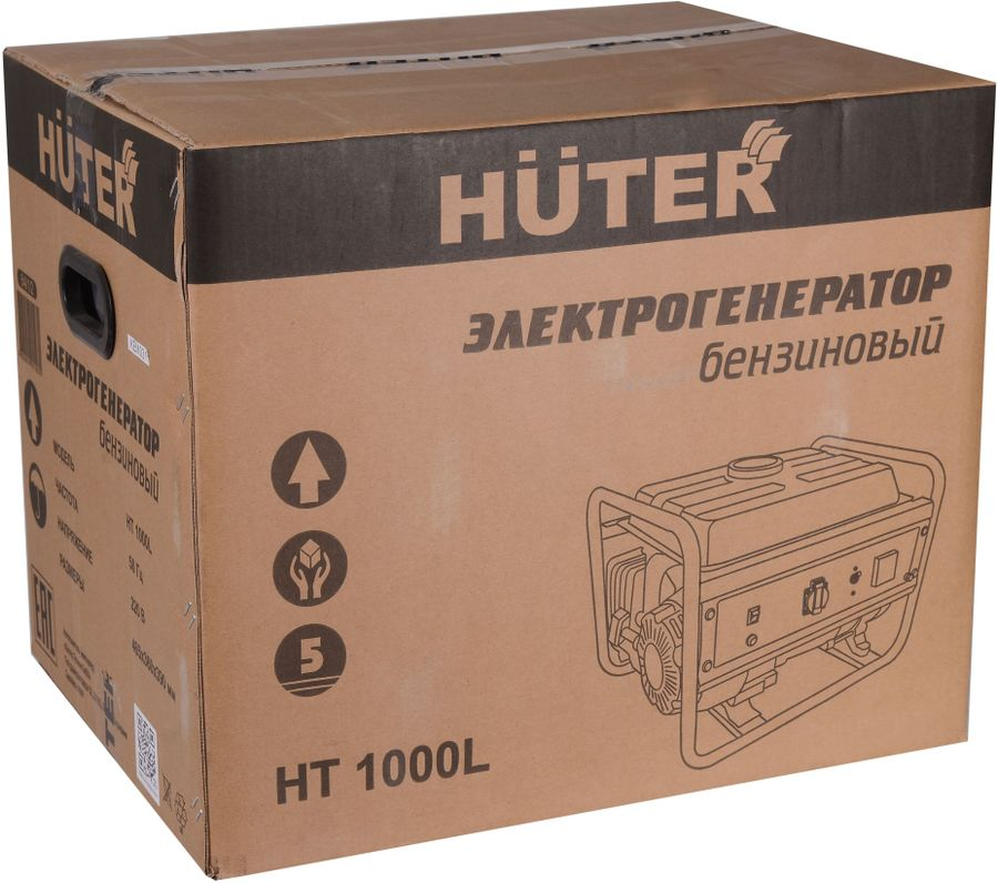 Бензиновый генератор HUTER HT1000L, предпросмотр
