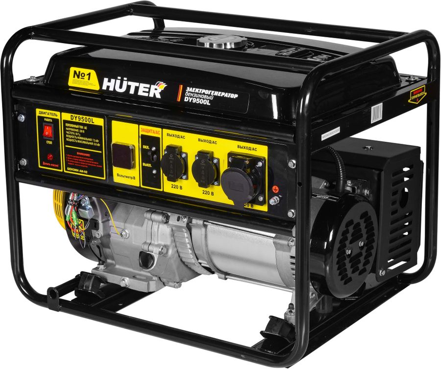 Бензиновый генератор HUTER DY9500L, превью