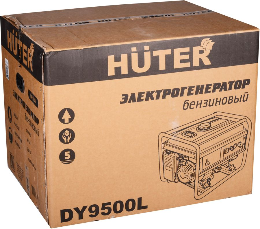 Бензиновый генератор HUTER DY9500L, превью